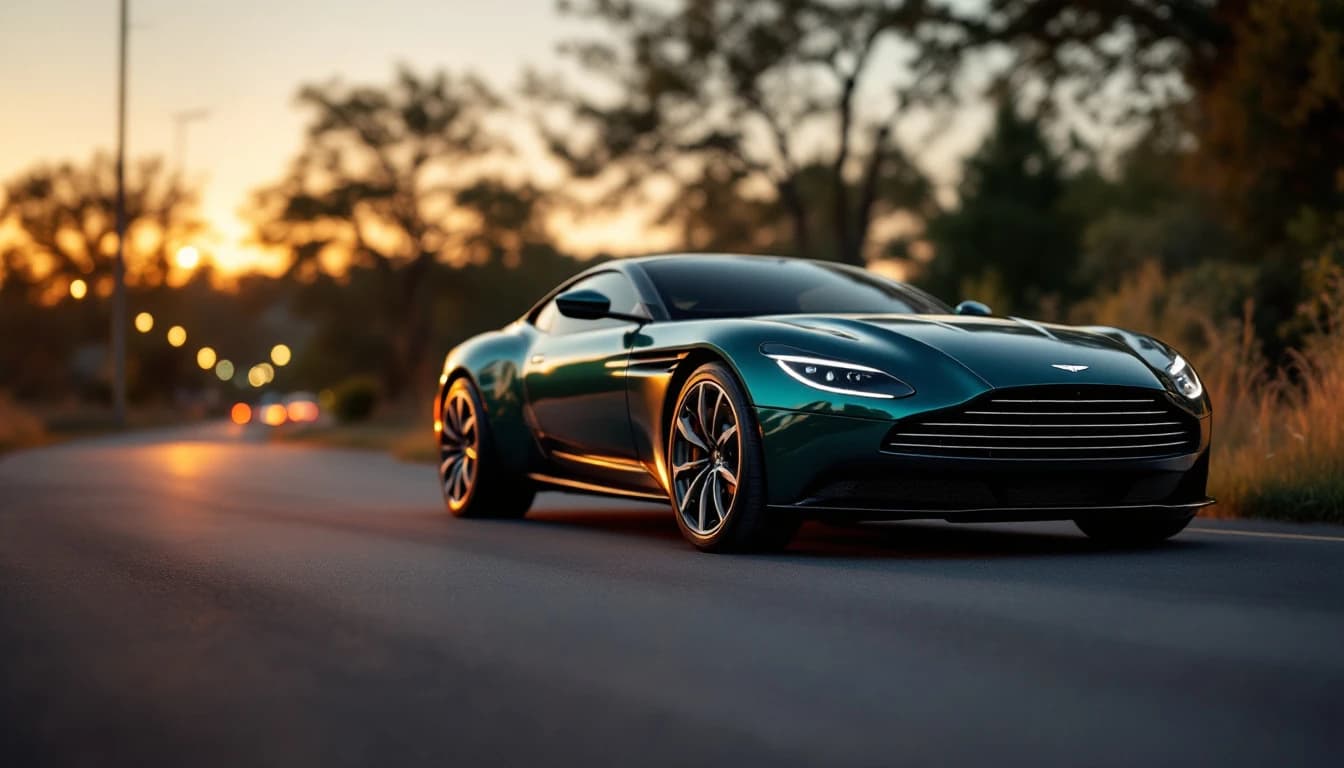Mobile locksmith with an Aston Martin ECU key on-site in Frisco, Texas