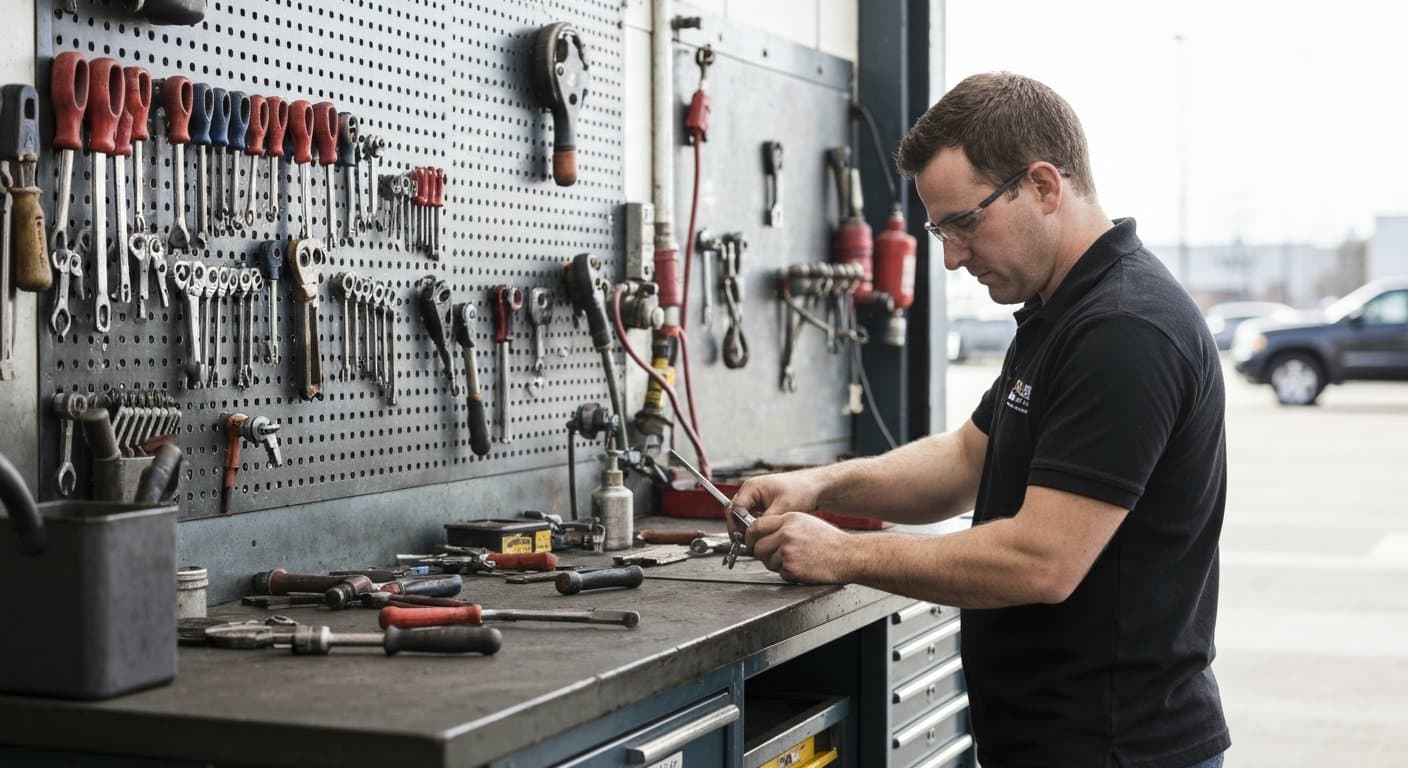 automotive locksmith illustrating Car Battery Remote in Frisco TX: Mobile Key Replacement & Programming