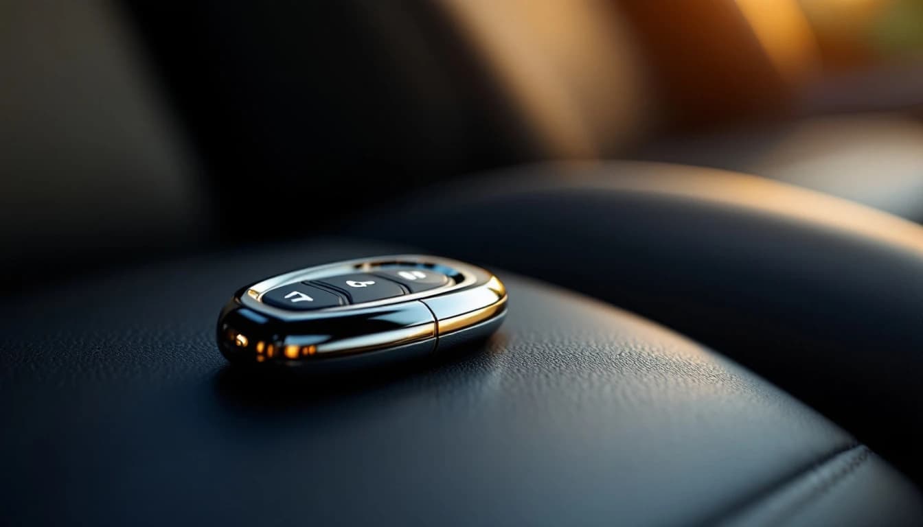 Mobile locksmith with a Porsche smart key on-site in Frisco, Texas